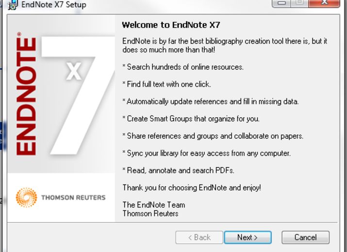 Endnote X7 free. download full Version For Mac